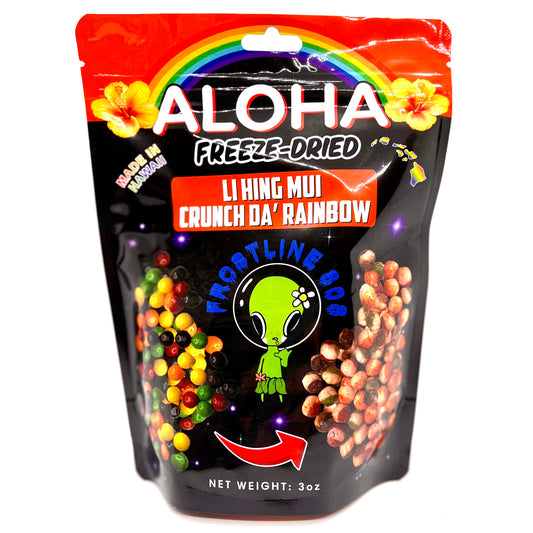 (NEW) LI HING CRUNCH DA' RAINBOW - Freeze Dried Li Hing Mui Skittles - Wholesale Unlimited Inc.