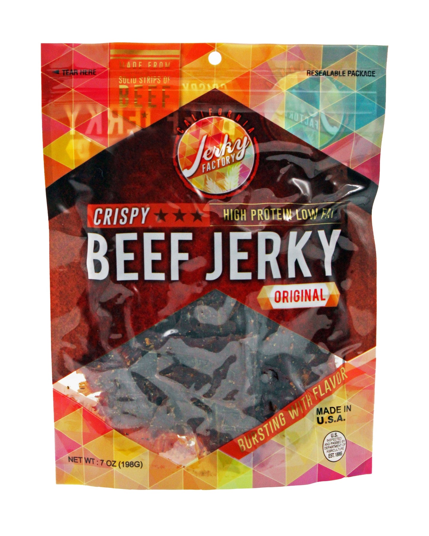 California Jerky Factory Beef Jerky (Original) - Wholesale Unlimited Inc.