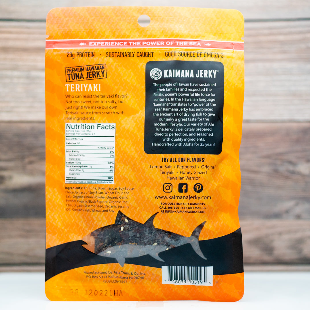 Ahi Jerky (Teriyaki) - Wholesale Unlimited Inc.