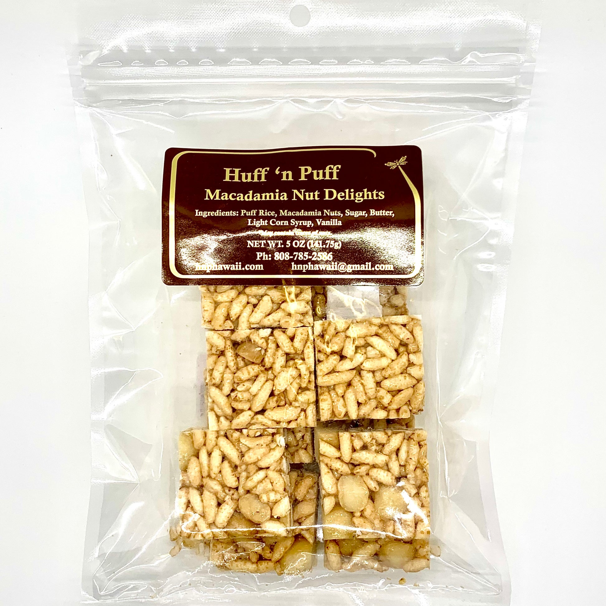 (NEW) Huff N Puff Macadamia Nut Delights - Wholesale Unlimited Inc.