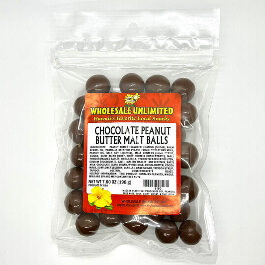 Chocolate Peanut Butter Malt Balls - Wholesale Unlimited Inc.