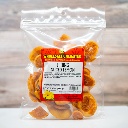 Li Hing Sliced Lemon - Wholesale Unlimited Inc.