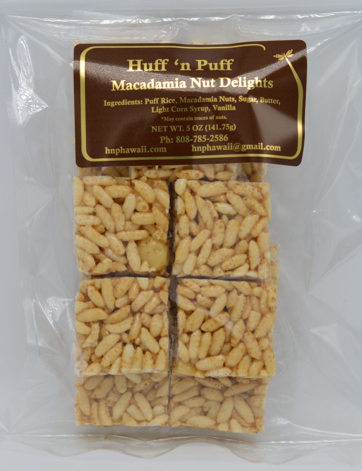 (NEW) Huff N Puff Macadamia Nut Delights - Wholesale Unlimited Inc.